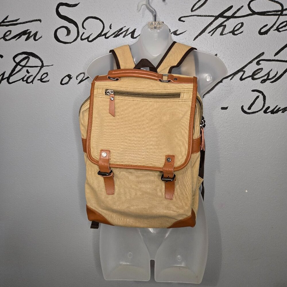 Canvas Backpack, Large Capacity, Multi-Functional Durable Outdoor Rucksack